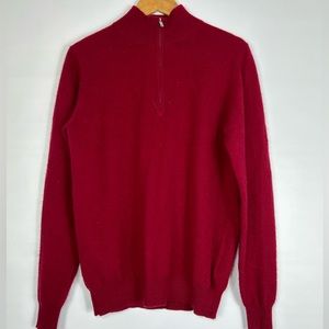 Brodie Cashmere Half Zip Sweater